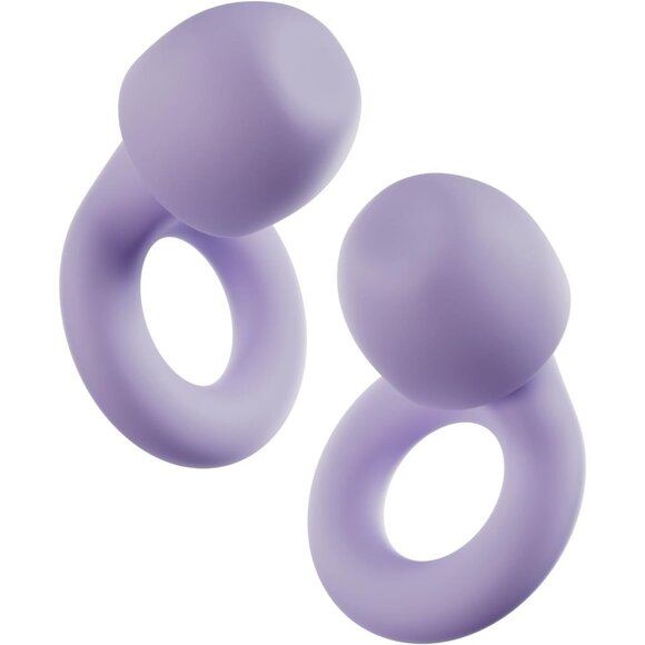 Loop Quiet 2 Ear Plugs Ultra-Comfy Reusable Noise-Reducing Earplugs VIOLET - Picture 2 of 5